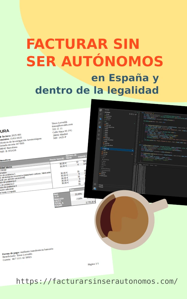 Portada de la guía para facturar sin ser autónomo